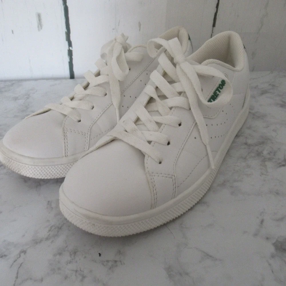 Tretorn Sneakers Womens 9 White Leather Center Court Tennis Pickleball‎